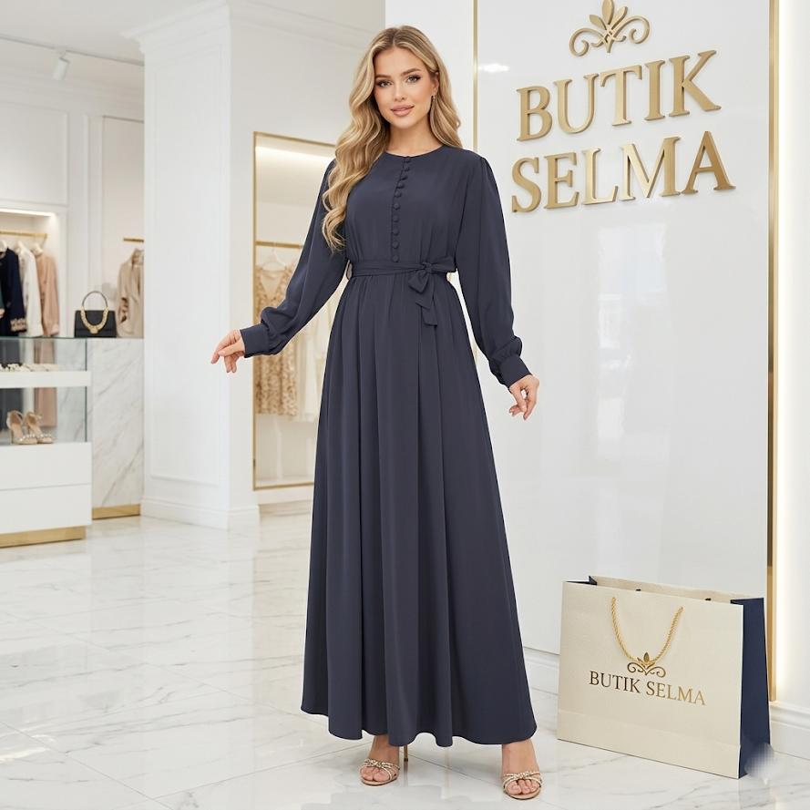 Haljina medisnka svila