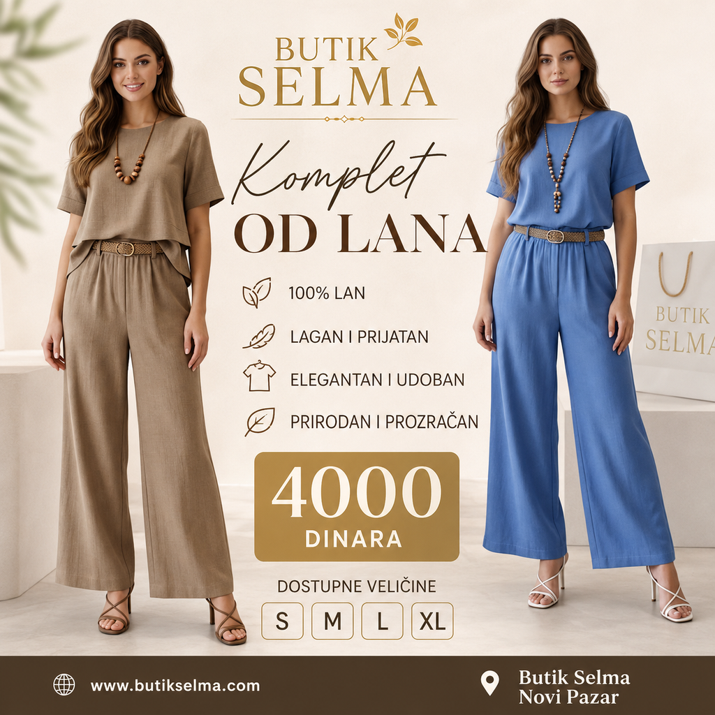 Komplet od lana