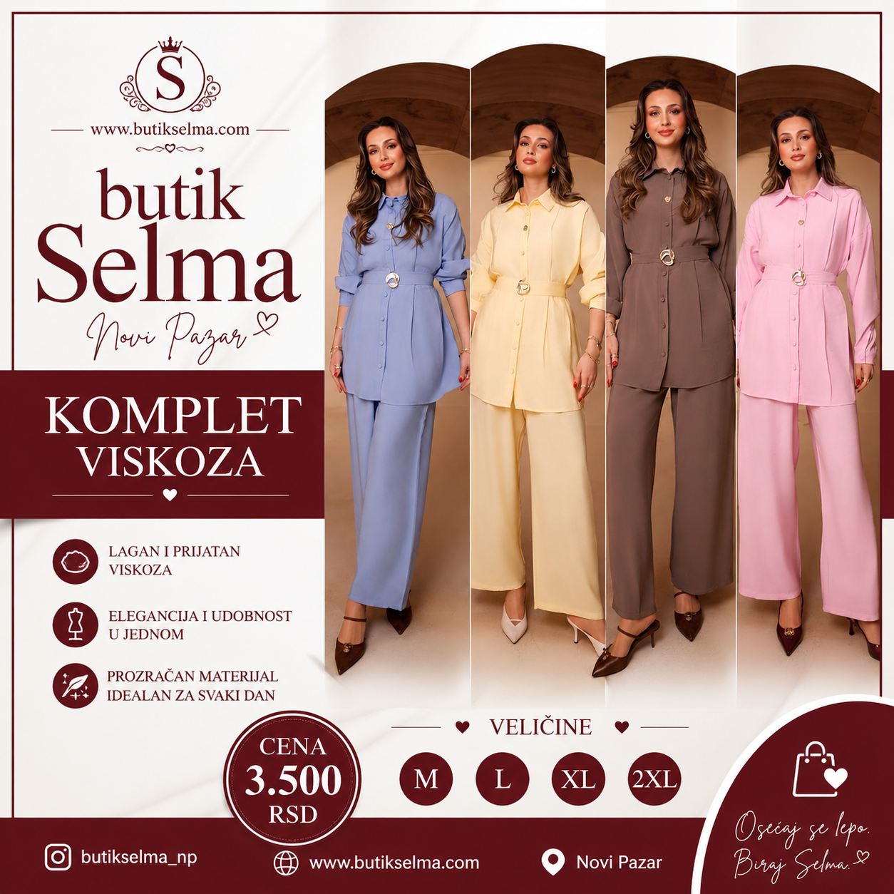 Komplet pantalona i tunika